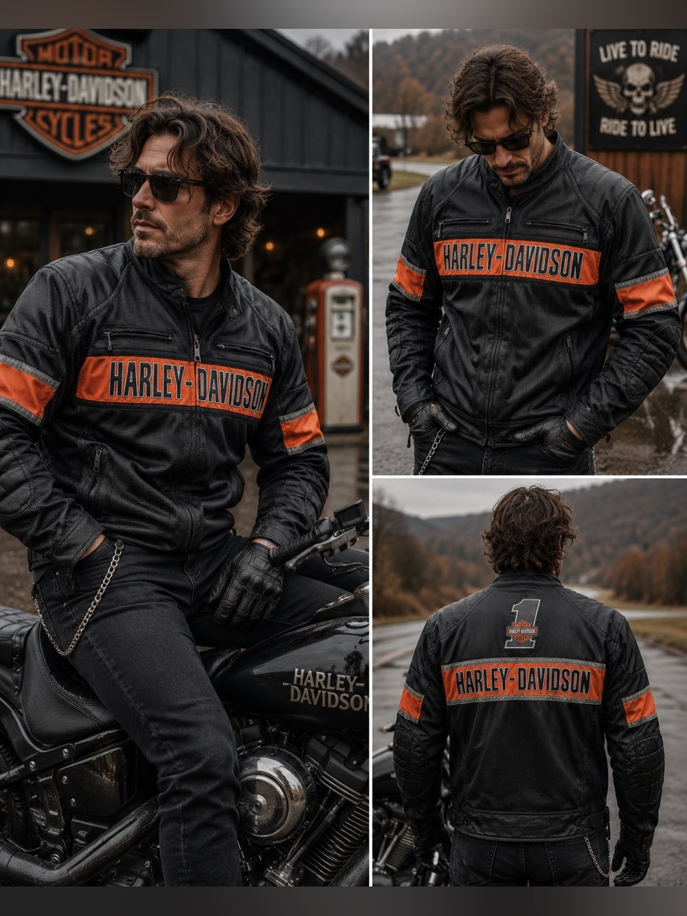 Harley-Davidson Genuine MotorClothes Women’s Mesh Motorcycle Riding Jacket SizeL